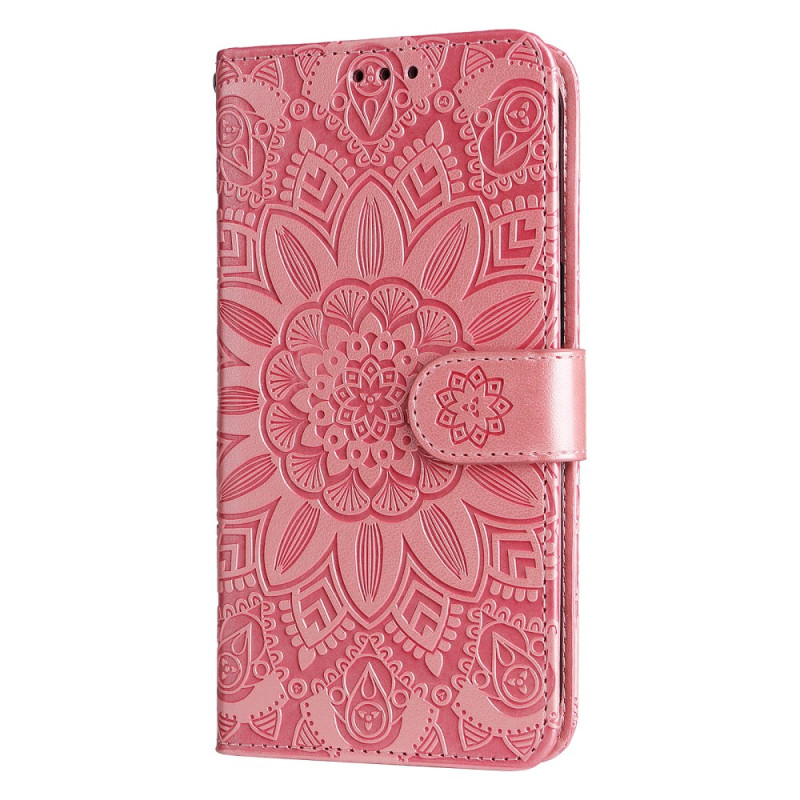 Samsung Galaxy A35 5G Hoesje Mandala Patroon met Koord
