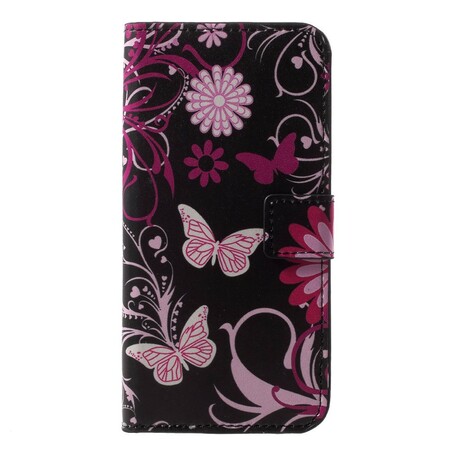 Hoesje Huawei P20 Lite Vlinders en Bloemen