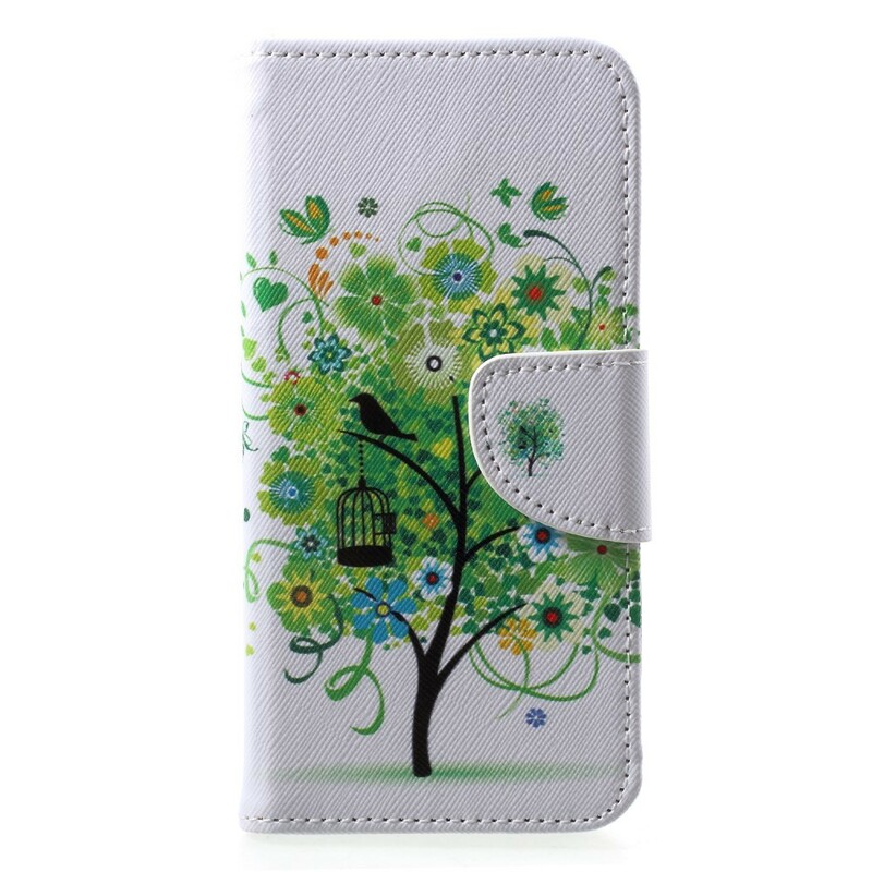 Huawei P20 Lite Bloem Boom Hoesje Huawei P20 Lite Bloem Boom Hoesje
