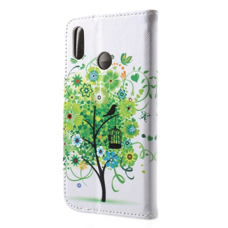 Huawei P20 Lite Bloem Boom Hoesje Huawei P20 Lite Bloem Boom Hoesje