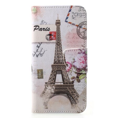 Huawei P20 Pro Retro Eiffeltoren Hoesje