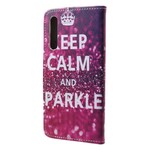 Huawei P20 Pro Case Keep Calm and Sparkle