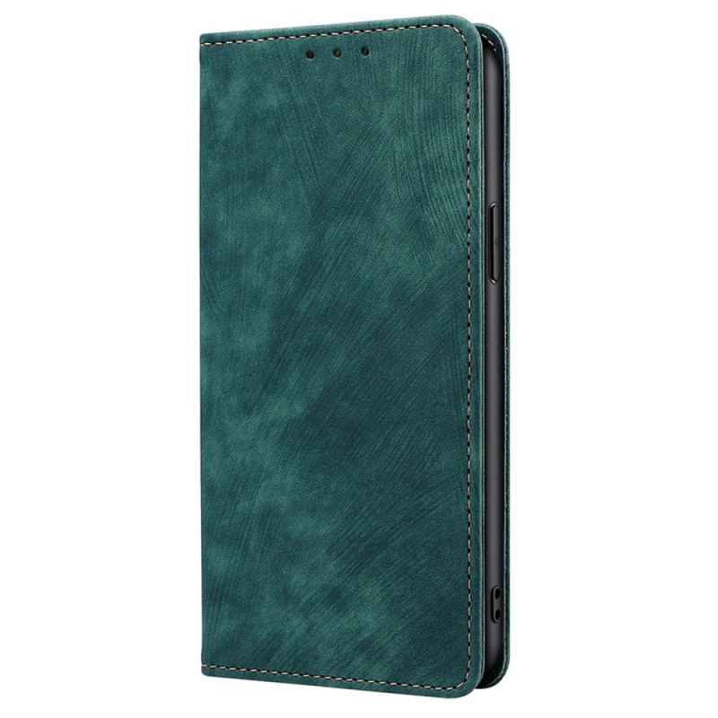 Flip Cover OnePlus 12 5G Suede Effect RFID Bescherming