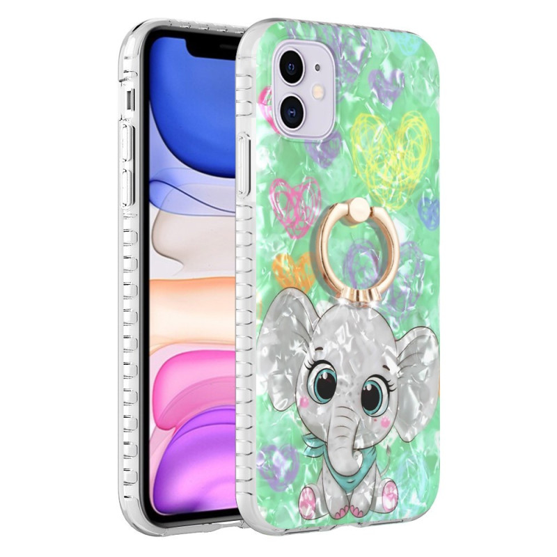 Hoesje iPhone 11 Olifant Ring Statief