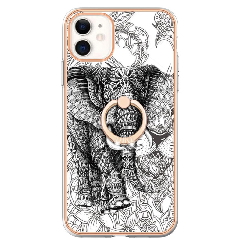 Hoesje iPhone 11 Olifant Totem Ring Statief