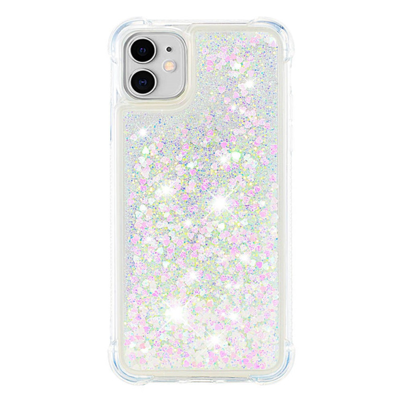 iPhone 11 hoesje 6,1 inch Glitter verstevigde hoeken