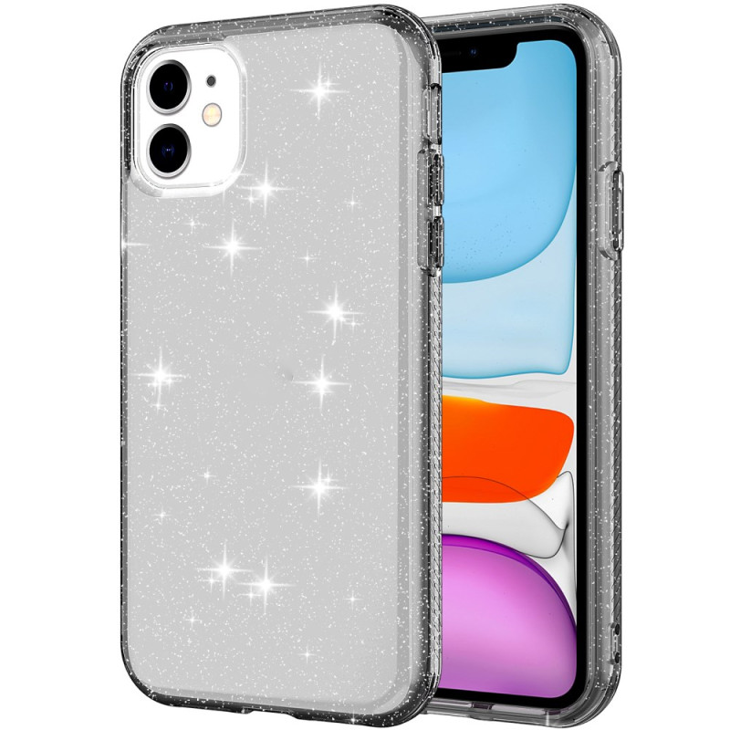 Transparant Glitter iPhone 11 hoesje