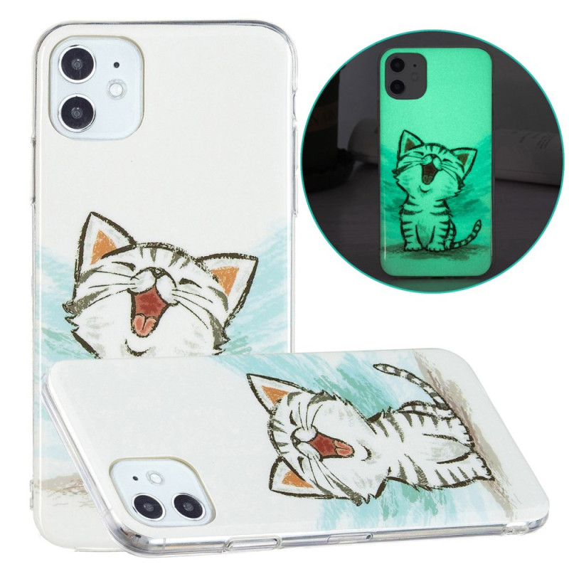 Happy Cat Fluo iPhone Cover
