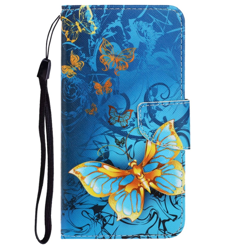 Hoesje iPhone XR Papillon Bijoux à Lanière