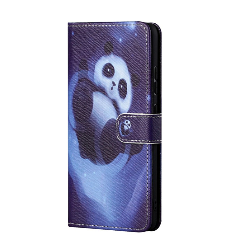 Google Pixel 8A Ruimte Panda Lanyard Hoesje