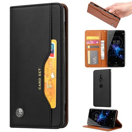 Sony Xperia XZ2 Kunstlederen Flip Cover Hoesje