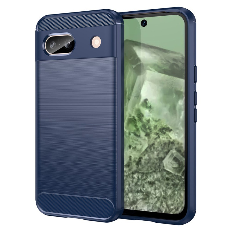 Google Pixel 8A Geborsteld Koolstofvezel Hoesje