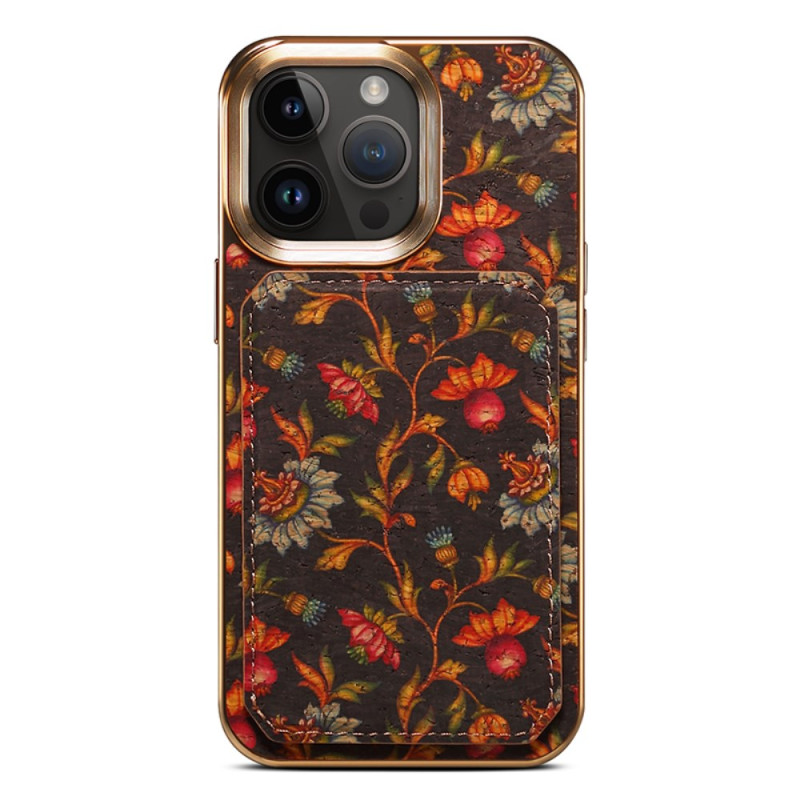 iPhone 12 / 12 Pro hoesje met bloemmotief en standaard
