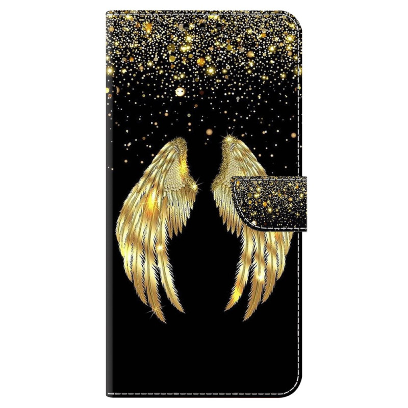 Honor Magic 5 Pro Gouden Vleugels Hoesje