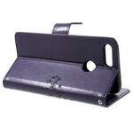 Hoesje Huawei Honor 9 Lite Boom en Uilen met riem