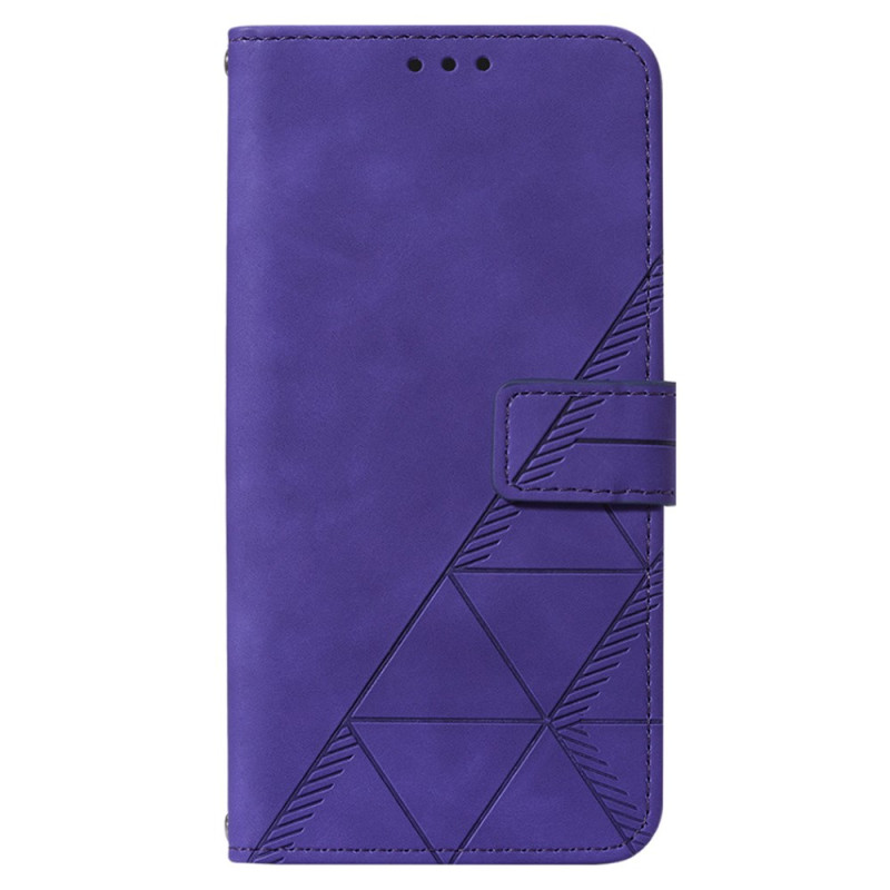 Honor Magic 5 Pro Driehoekjes Case met Schouderriem