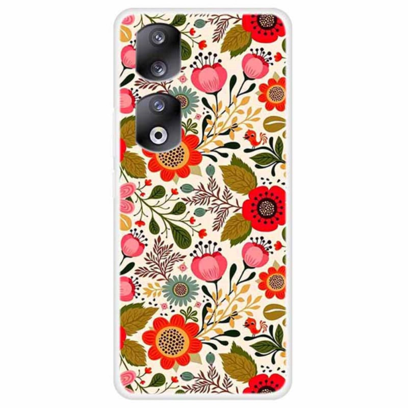 Honor 90 Cover Gekleurde bloemen