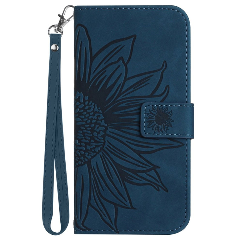 Realme C67 Zonnebloem Print Hoesje met Koord
