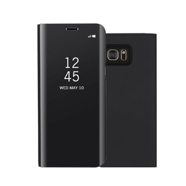 Bekijk cover Samsung Galaxy S7 Edge Spiegel en leer effect