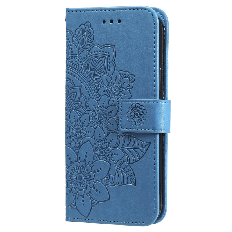 Realme C55 Bloemenpatroon Sleutelkoord Etui