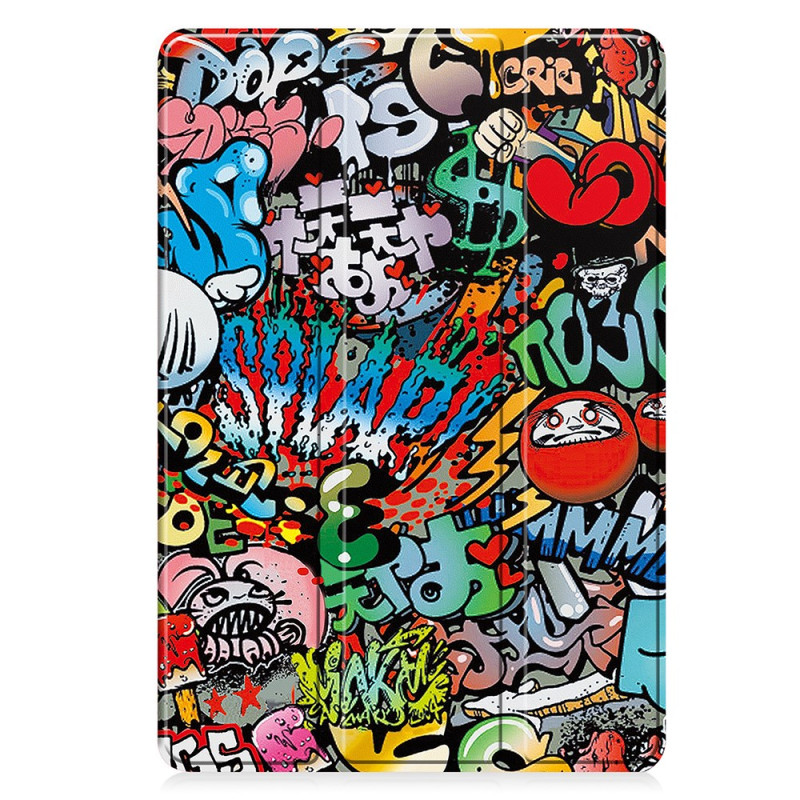 Slimme Samsung Galaxy Tab S9 / Tab S9 FE Graffiti Stylushouder