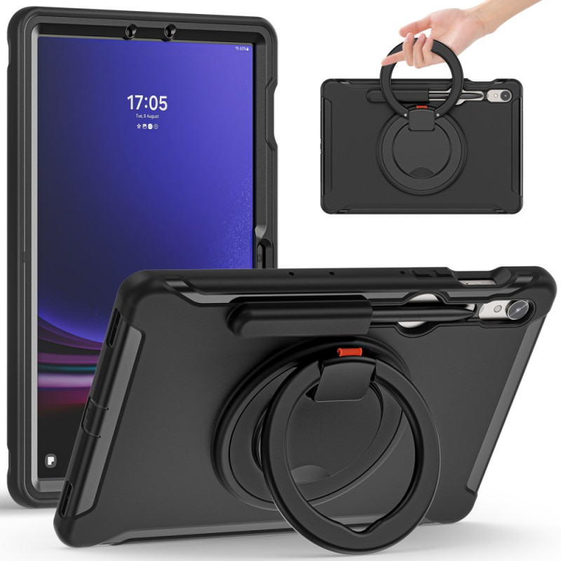 Samsung Galaxy Tab S9 hoesje FE/S9/S8/S7 ring-ondersteuning