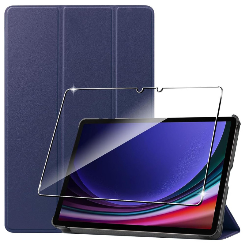 Slimme Samsung Galaxy Tab S9 Gehard Glas Screen Protector Blauw
