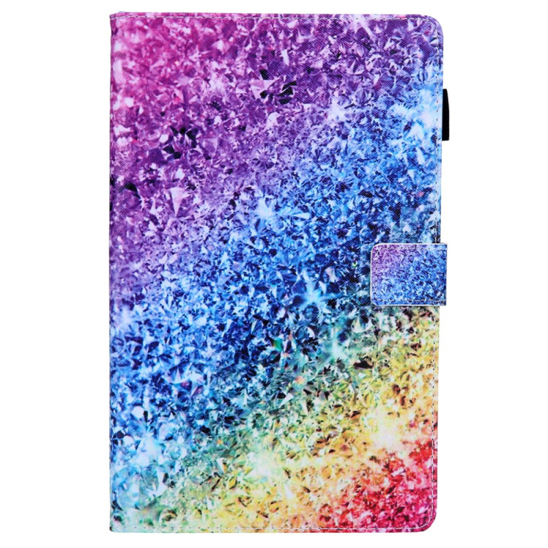 Hoesje Samsung Galaxy Tab A11 / A9 Gekleurde diamanten