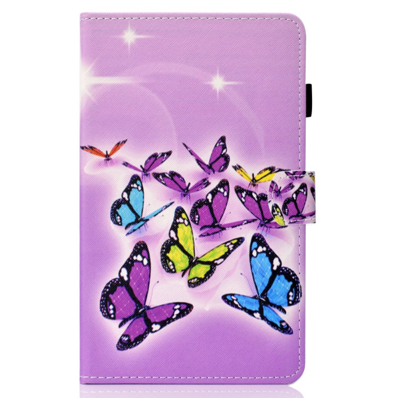 Samsung Galaxy Tab A9 hoesje Artistieke vlinders