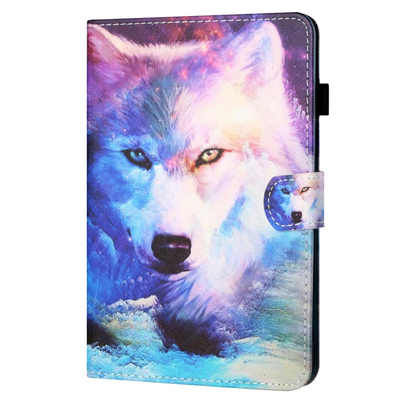 Hoesje Samsung Galaxy Tab A9 Artistieke wolf