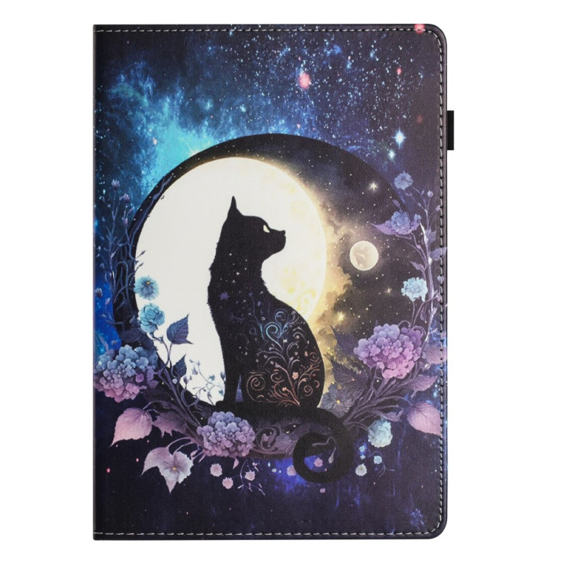 Samsung Galaxy Tab A11 / A9 Lunar Cat hoesje