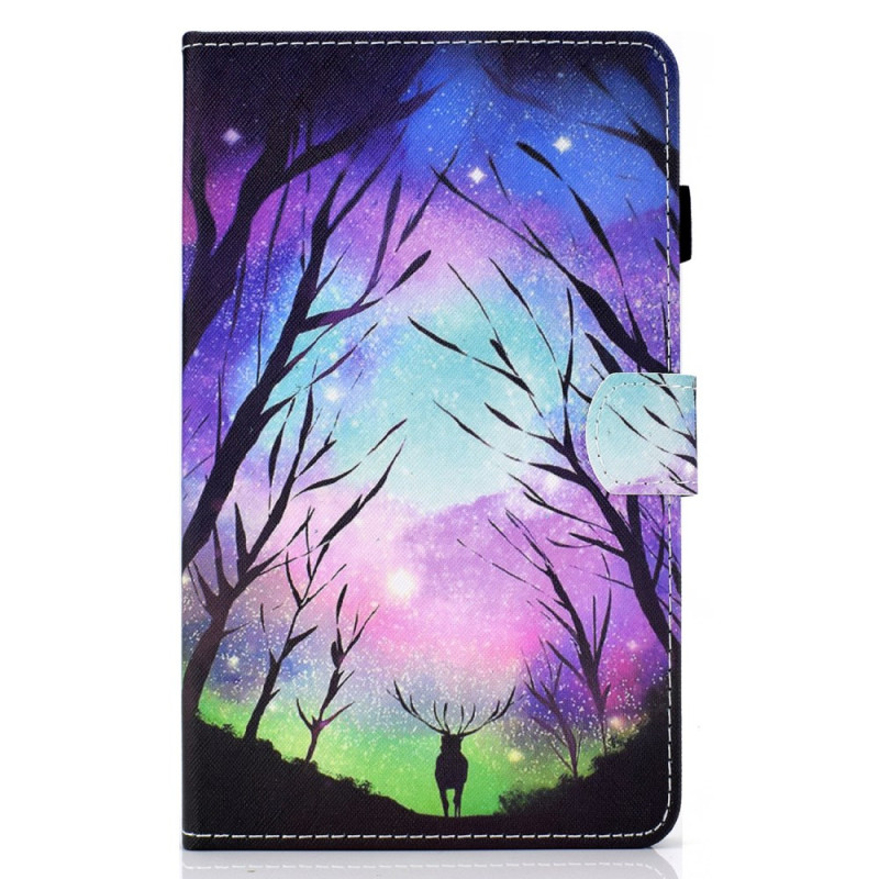 Samsung Galaxy Tab A11 / A9 Sterrenhemel en adelaar hoesje