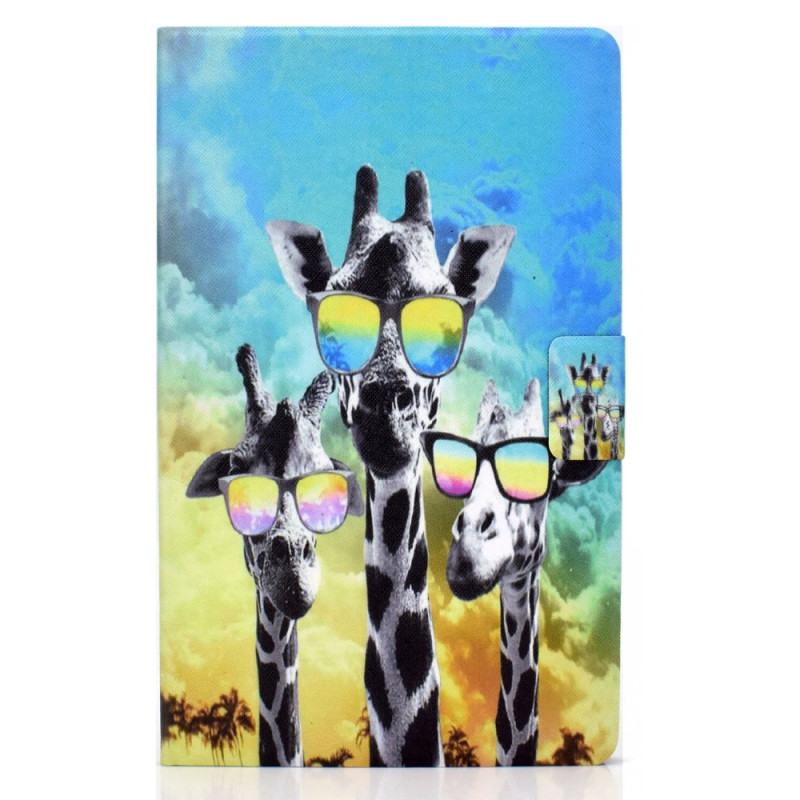 Samsung Galaxy Tab A9 Giraffe Brillenhoesje