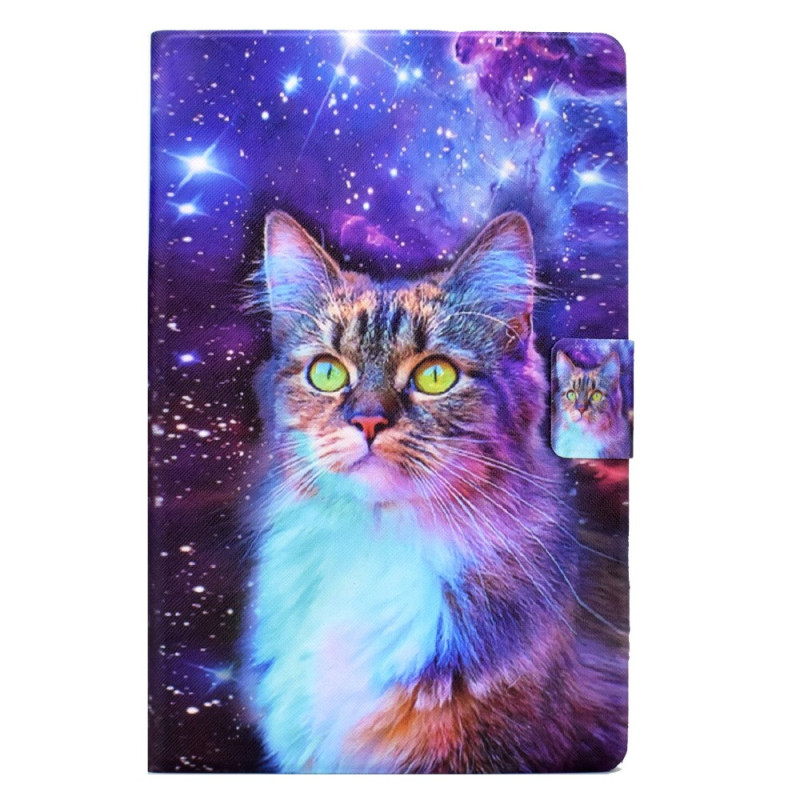 Samsung Galaxy Tab A11 / A9 Lucht en Kat Hoesje