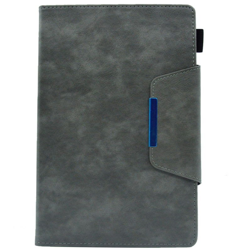 Hoesje Samsung Galaxy Tab A11 / A9 Lederen textuur Magnetische sluiting
