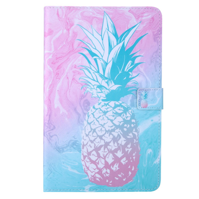 Samsung Galaxy Tab A11 Plus / A9 Plus Hoesje Ananas Roze Blauw