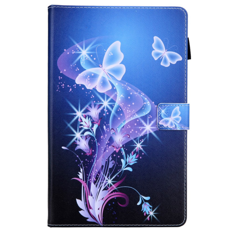 Samsung Galaxy Tab A9+ Hoesje X210 / X215 / X216B Slim beschermhoesje met patroon - Droomvlinder