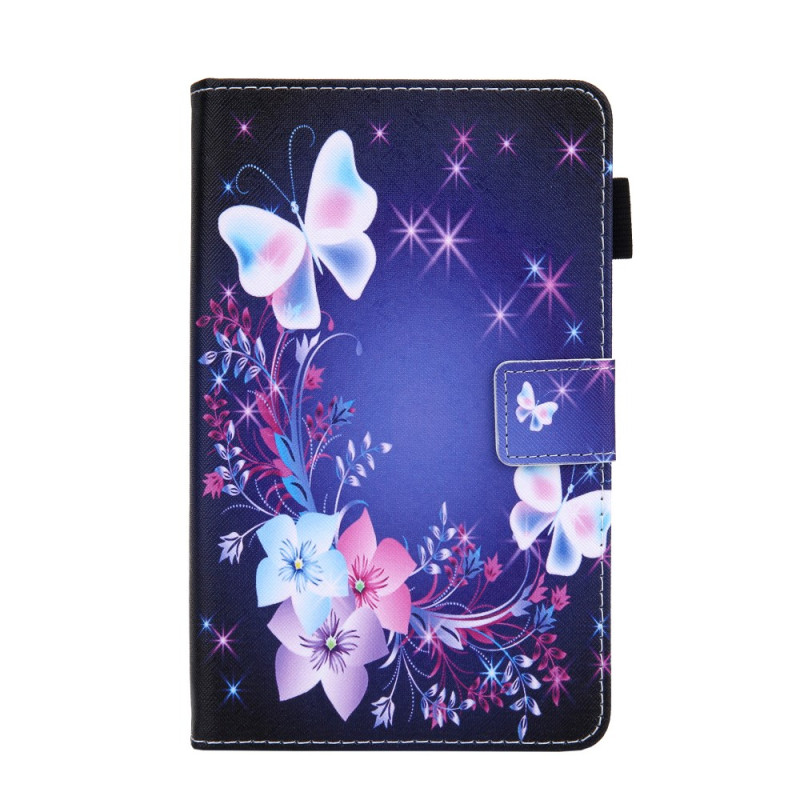 Samsung Galaxy Tab A9 Plus hoesje tweekleurige vlinders