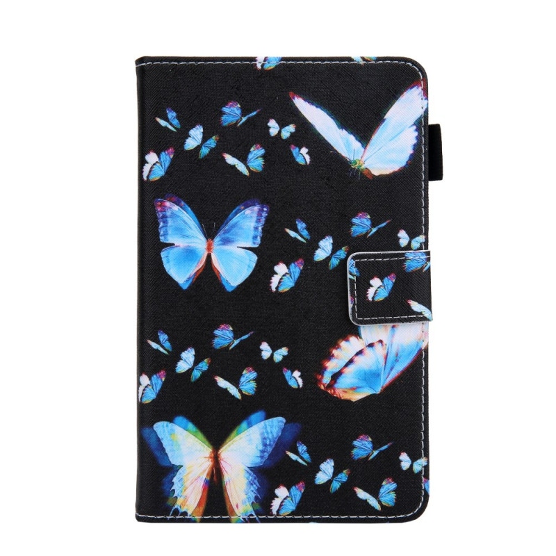 Samsung Galaxy Tab A11 Plus / A9 Plus Droom Blauwe Vlinders Hoesje