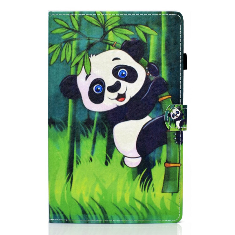 Samsung Galaxy Tab A9 Plus hoesje Panda Bamboe