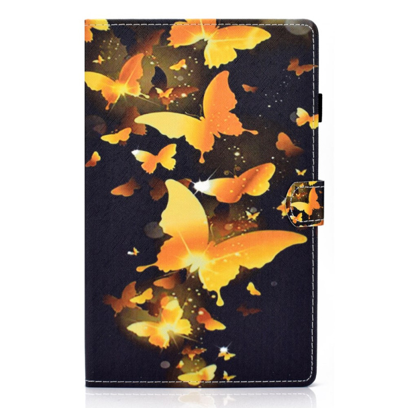 Samsung Galaxy Tab A9 Plus hoesje gele vlinders