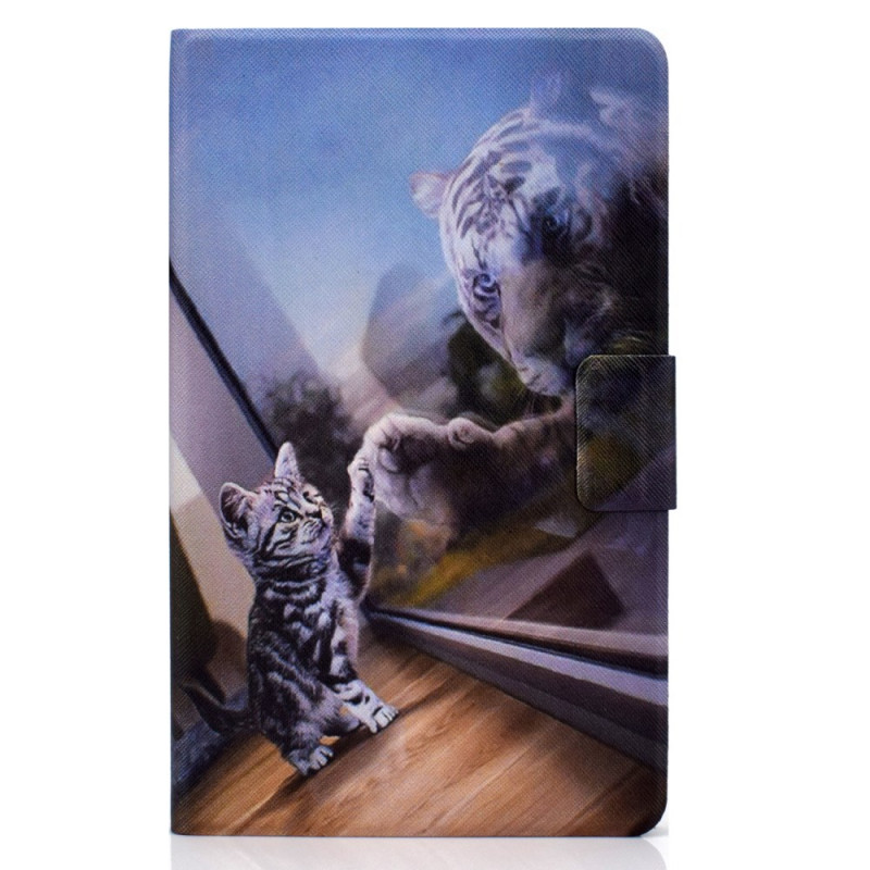 Samsung Galaxy Tab A11 Plus / A9 Plus Hoesje Kat en Tijger