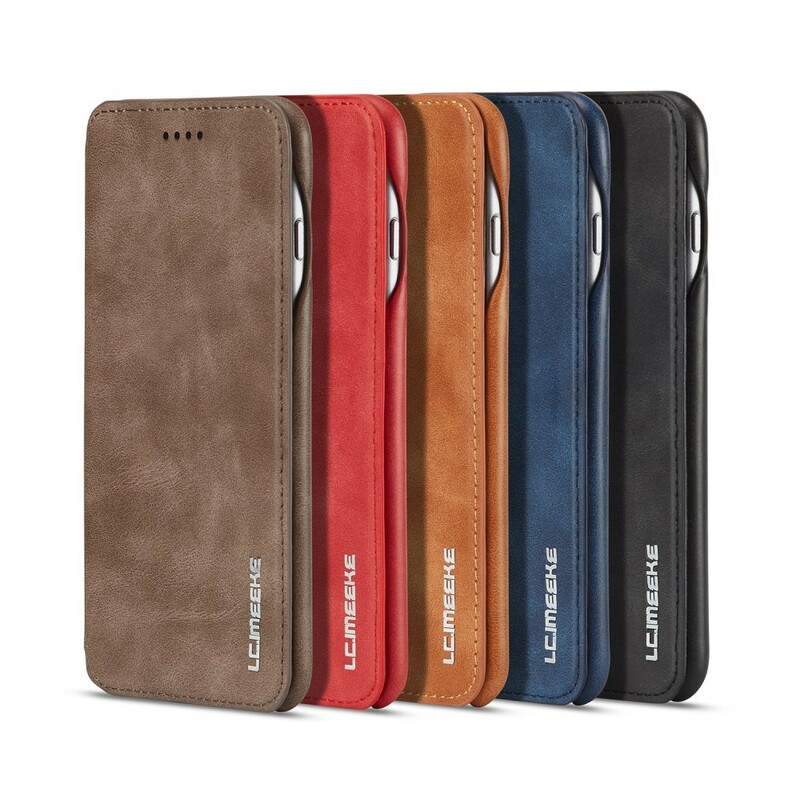 Flip Cover iPhone 6/6S LC.IMEEKE Leder Effect