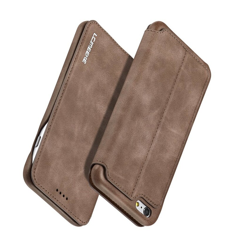 Flip Cover iPhone 6/6S LC.IMEEKE Leder Effect