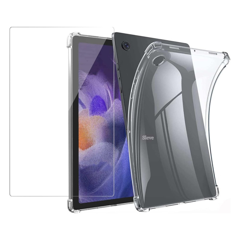 Samsung Galaxy Tab A9 Plus hoesje met gehard glazen screenprotector
