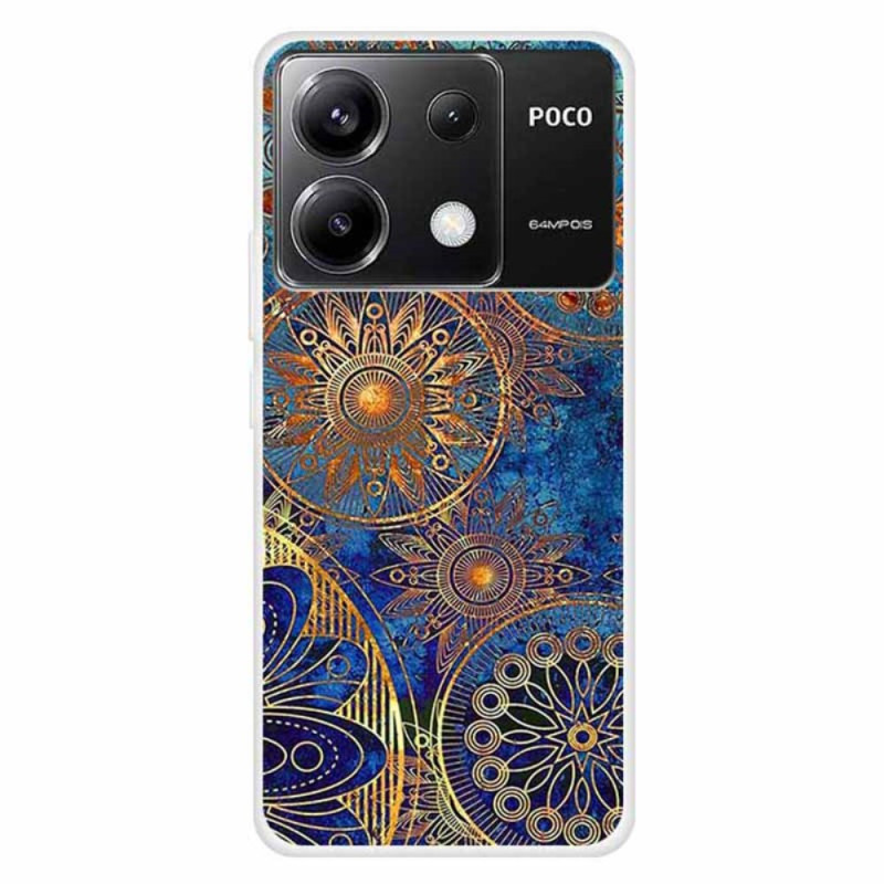 Xiaomi Redmi Note 13 Pro 5G / Poco X6 5G Goud Bloem Hoesje