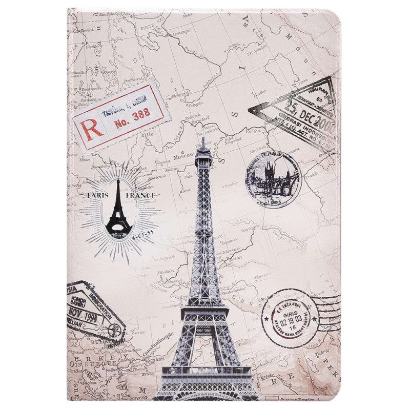 Samsung Galaxy Tab S8 hoesje Eiffeltoren patroon