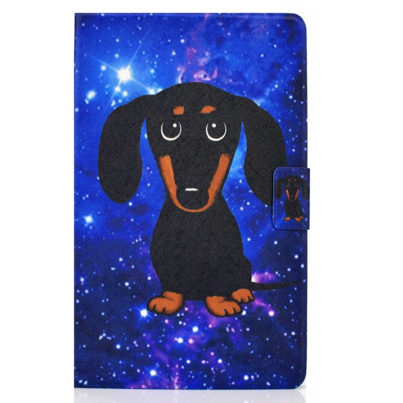 Samsung Galaxy Tab S8 / S7 Hoesje Hond Zwart