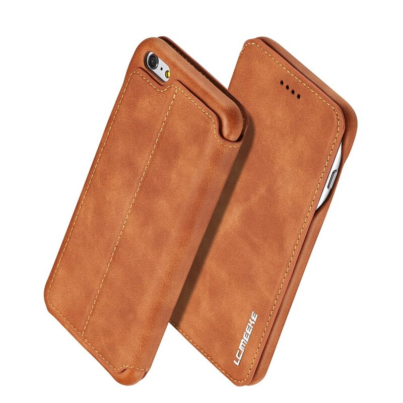 Flip Cover iPhone 6/6S Plus LC.IMEEKE Leder Effect