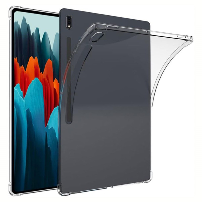 Samsung Galaxy Tab S8 Plus / S7 Plus / S7 FE Transparant Hoesje Versterkte Hoeken
